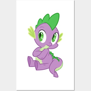 Spike sitting arms crossed Posters and Art